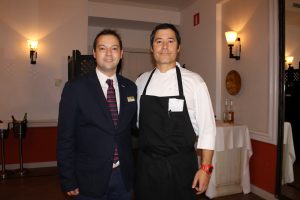 Maitre, Francesc Hormigo y el Executive Chef Ivan Alvarez