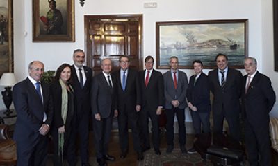 Comite organizador Congreso Hoteleros Nacional con ayuntamiento Málaga