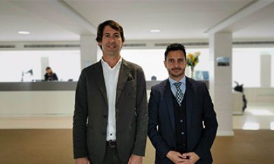 Pablo Luque y Alvaro Reyes en el Hotel Alay Benalmadena