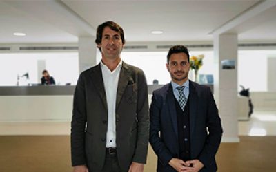 Pablo Luque y Alvaro Reyes en el Hotel Alay Benalmadena