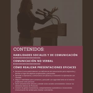 Habilidades sociales y de comunicación